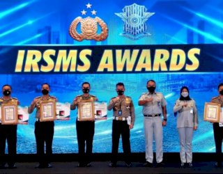 Angka Kecelakaan Lalin Berkurang, Ditlantas Polda Banten Raih Juara 1 Anugerah IRSMS Award 2021
