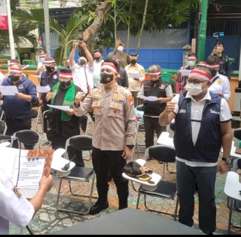 Polsek Taman Sari Jakarta Barat Deklarasi Damai Anti Tawuran