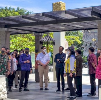 Presiden Jokowi Tinjau Penataan Kawasan GWK di Bali Untuk Aksesibilitas Tamu G20