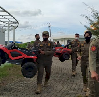 Tak Indahkan Peringatan, Pedagang Liar di Lego-Lego Kawasan CPI Makassar Ditindaki Satpol-PP