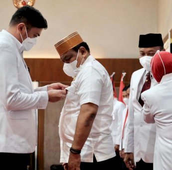 Lantik Ketua PMI Bone, Adnan : Berkontribusilah Di Seluruh Kegiatan Kemanusiaan