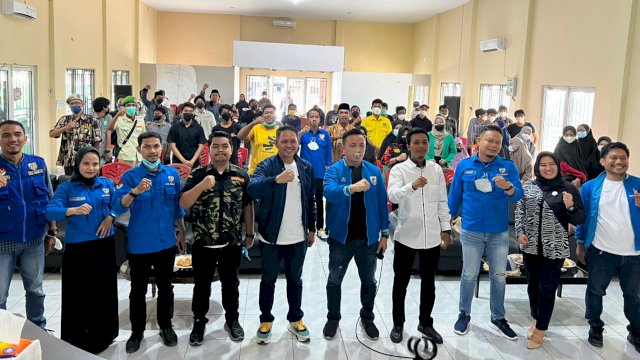 Muscam KNPI Kecamatan Manggala Kota Makassar berlangsung di Aula Kantor Kecamatan Manggala, Sabtu (26/03/2022). (Istimewa)