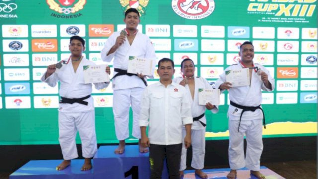 Letjen TNI Maruli Simanjuntak saat Penutupan Kejurnas Judo Kasad Cup XIII, Minggu (27/03/2022). (Istimewa)