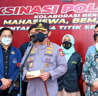 Kejar Target Vaksin Booster Jelang Ramadan, Kapolri Gandeng Elemen Kepemudaan