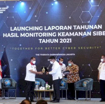 BSSN Launching Laporan Tahunan Hasil Monitoring Keamanan Siber Tahun 2021