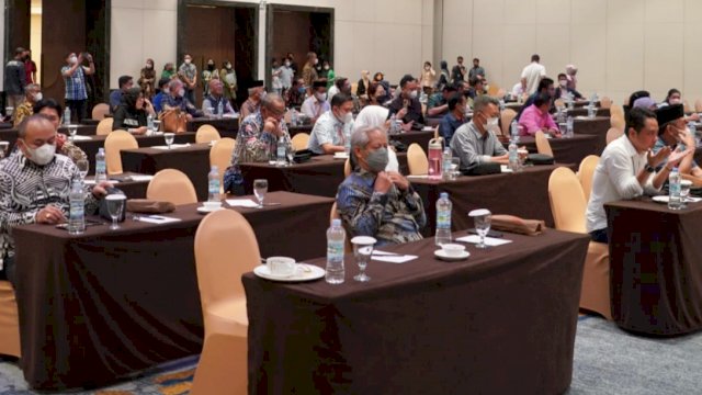 Suasana pelaksanaan pendalaman tugas (workshop) anggota DPRD Sulsel di Hotel Claro, Makassar, 26-28 Februari 2022. (Foto: Humas DPRD Sulsel)