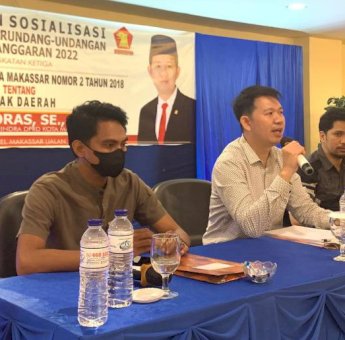 Sosialisasikan Perda Pajak Daerah, Eric Horas Ajak Masyarakat Makassar Taat Pajak