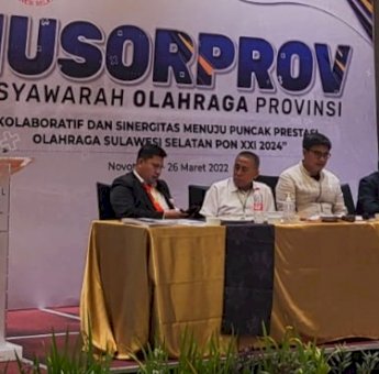 Aklamasi, Yasir Machmud Nakhodai KONI Sulsel Periode 2022-2026