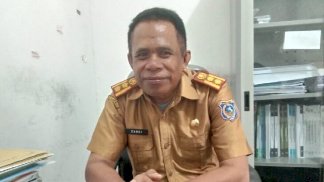 Kabag Hukum Sekertariat Pemda Muna Barat, La Gandi. (Foto: Khairshan Sacriel)