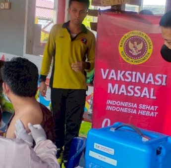 Gelar Vaksinasi, BIN Daerah Sulbar Sasar Warga Binaan di Rutan Polman
