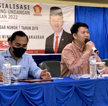 Sosialisasikan Perda Perumda Air Minum, Legislator DPRD Makassar Eric Horas Harap PDAM Beri Pelayanan Maksimal