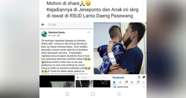 Setan Berwujud Manusia, Bocah Dua Tahun di Jeneponto Diduga Jadi Korban Pelecehan Seksual