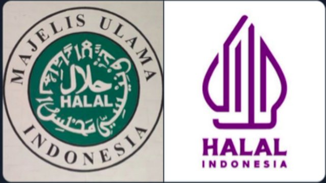 Logo HALAL MUI (kiri), Logo HALAL Kemenag (kanan). (Istimewa)