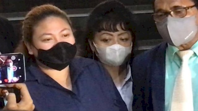 Olivia Nathania usai putusan persidangan kasus Rekrutmen CPNS bodong, Senin (28/03/2022). (Ist)