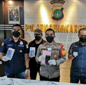 Polsek Cengkareng Ringkus Pencuri HP yang Kabur ke Bandung