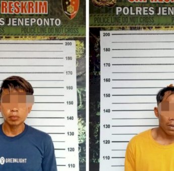 Dua Pemuda Residivis di Banteng Diringkus Tim Resmob Polres Jeneponto