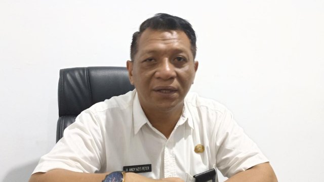 Kepala Dinas Koperasi dan UMKM Kabupaten Gowa, Andy Aziz Piete,&nbsp; saat ditemui di Ruang Kerjanya, Rabu (06/04/2022). (Chaerani/Republiknews.co.id)