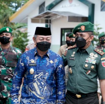 Di Hadapan Pangdam XIV Hasanuddin, Wabup Gowa Sebut TNI Bantu Pembangunan Daerah