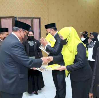 Wabup Soppeng Lantik 50 Pejabat, Ini Rinciannya