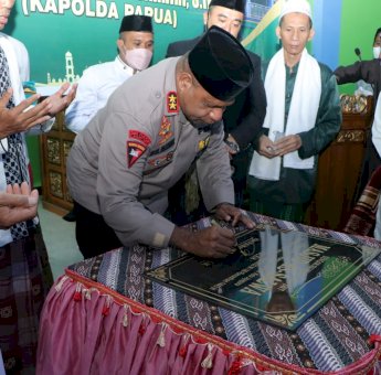 Resmikan Masjid As-Salwa, Ini Pesan Kapolda Papua