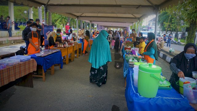 Pasar Ramadan Mamuju Keren. (Istimewa)