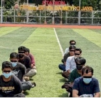 Polda Metro Jaya Amankan Penyusup Unras BEM SI