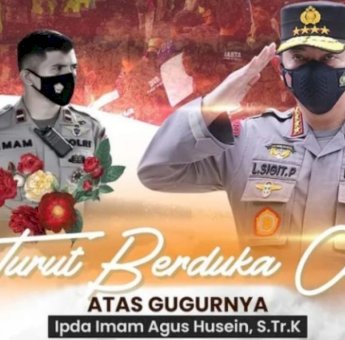 Duka Polri, Ipda Imam Agus Meninggal Akibat Kecelakaan Saat Bertugas
