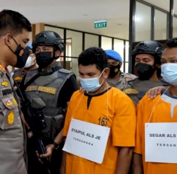 Tiga Orang Pencuri Aset Pertamina Hulu Rokan Riau Ditangkap Polisi