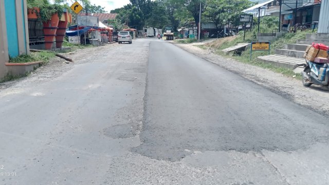 Kondisi Jalan Ahmad Yani Kota Parepare. (Istimewa)