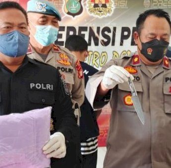 Polsek Beji Depok Tangkap Empat Pemuda Spesialis Pencuri Minimarket
