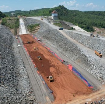 Capai Progres 83%, Bendungan Multifungsi Cipanas Jawa Barat Ditargetkan Rampung Akhir 2022