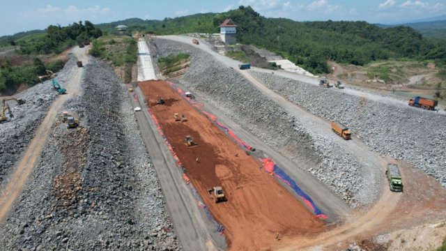 Bendungan Cipanas nantinya dapat menjadi potensi wisata baru di Jawa Barat. (Istimewa)