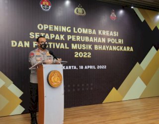 Polri Gelar Lomba Kreasi Setapak Perubahan dan Festival Musik Bhayangkara