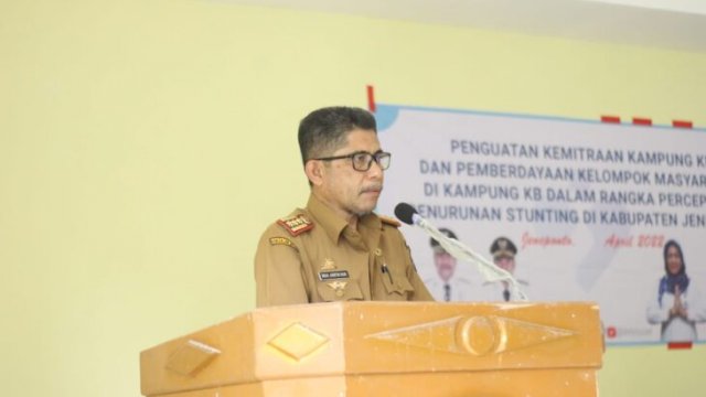 Sekda Jeneponto, Muh. Arifin Nur. (Ist)