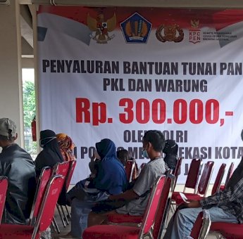 15.000 PKL dan Warung di Kota Bekasi Dapat Bantuan Langsung Tunai