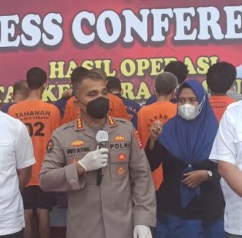 Polda Banten Ringkus 54 Penjahat Jalanan, 9 Unit Mobil dan 50 Motor Hasil Curian Turut Diamankan