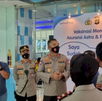 Polda Metro Jaya dan Asuransi Astra Buana Gelar Vaksinasi
