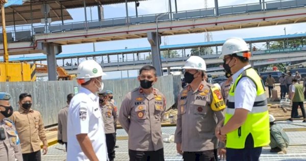 Kapolda Banten Pastikan Dermaga 1 Pelabuhan Merak Dapat Digunakan Arus Mudik Pasca Perbaikan