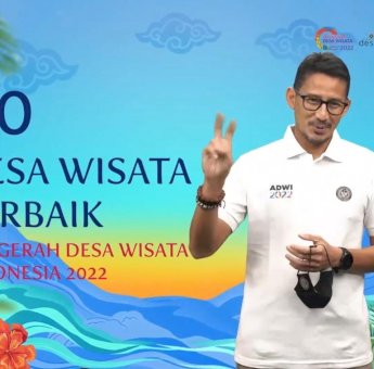Menteri Sandi Umumkan 50 Besar ADWI 2022, Sulsel Terbanyak, 4 Desa Wisata