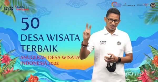 Menteri Sandi Umumkan 50 Besar ADWI 2022, Sulsel Terbanyak, 4 Desa Wisata