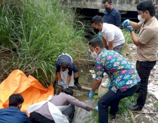 Polresta Serang Kota Mulai Selidiki Penemuan Mayat di Saluran Air Dekat Sungai Ranca Tales