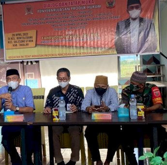Bahas Arah Pembangunan Daerah, Fahruddin Rangga Sosialisasikan Perda RPJMD di Galesong Utara