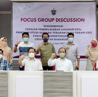 Prodi Terapi Gigi FKG Unhas Gelar FGD Sinkronisasi Capaian Pembelajaran Lulusan