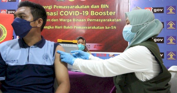 Gencarkan Vaksinasi, BIN Sulsel Sasar Warga Binaan di Rutan