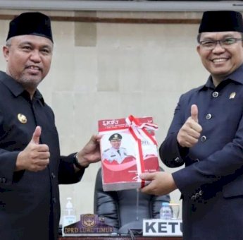 Bupati Serahkan Rancangan KUA-PPAS TA 2023 Kepada DPRD Luwu Timur