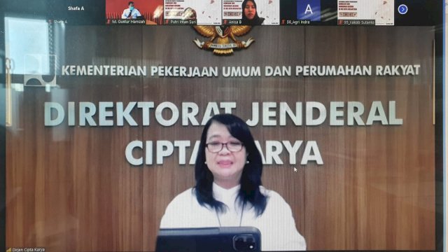 Direktur Jenderal Cipta Karya Diana Kusumastuti. (Istimewa)