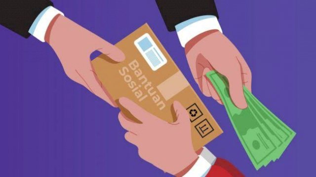 Ilustrasi penyaluran Bantuan Pangan Non Tunai (BPNT).