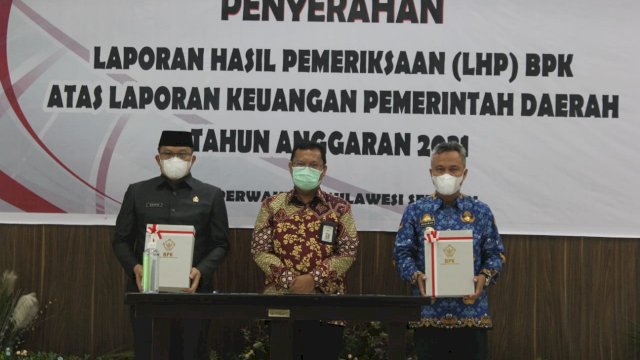 Kabupaten Luwu Timur kembali raih predikat Opini Wajar Tanpa Pengecualian (WTP) yang ke-10 kali.