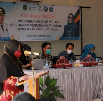 Bahas Percepatan Penurunan Stunting, Dinas Kesehatan Luwu Timur Gelar Workshop