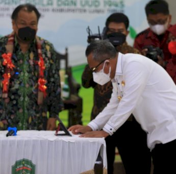 Peningkatan Pemahaman Pancasila, MK dan Pemkab Luwu Timur Teken MoU